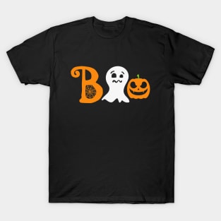 Boo Pumpkin Halloween T-Shirt